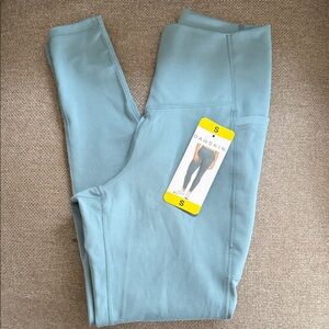 NWT Danskin Soft Smoke Blue Active Leggings